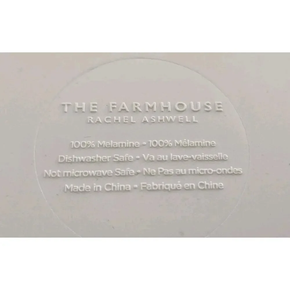 The Farmhouse By Rachel Ashwell Melamine Serving Tray 17 X 11, Fresh Flowers
